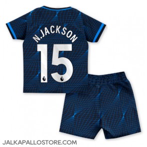 Chelsea Nicolas Jackson #15 Vieraspaita Lapsille 2023-24 Lyhythihainen (+ shortsit)